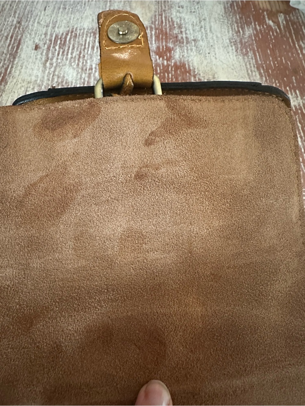 Patricia Nash Cascina Crossbody bag in cognac - Picture 7 of 11